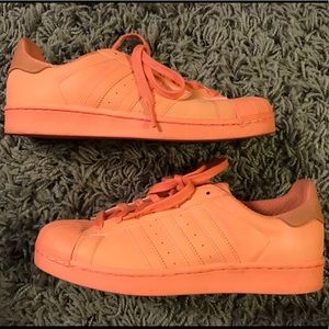 Adidas Superstar - reflective creamsicle
